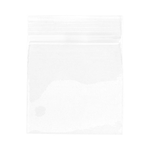 Grip Seal Bags 5x5cm Crystal Clear PP 75 micron (100 pieces) [Z3C22]