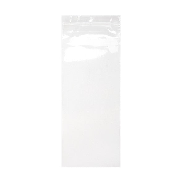 Grip Seal Bags with Hang hole 12.5x30.5cm Crystal Clear PP 75 micron (100 pieces) [Z3R512]