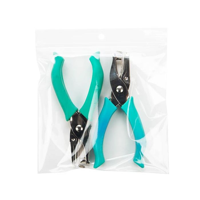 Grip Seal Bags with Hang hole 15x15cm Crystal Clear PP 75 micron (100 pieces) [Z3R66]