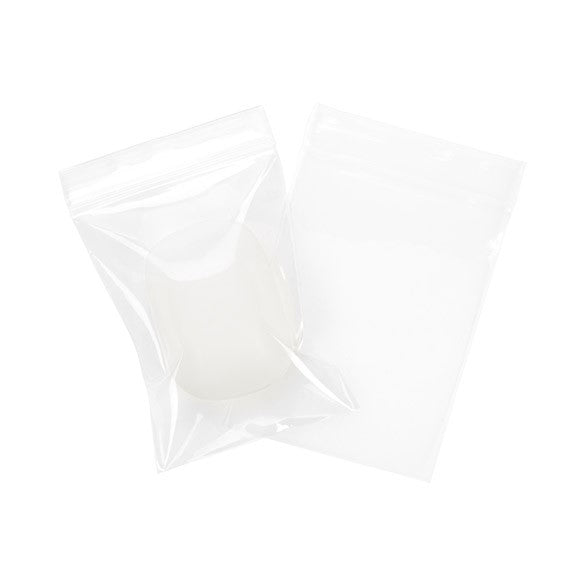 Grip Seal Bags 7.5x10cm Crystal Clear PP 100 micron (100 pieces) [Z4C34]