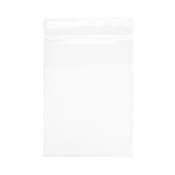 Grip Seal Bags 7.5x10cm Crystal Clear PP 100 micron (100 pieces) [Z4C34]