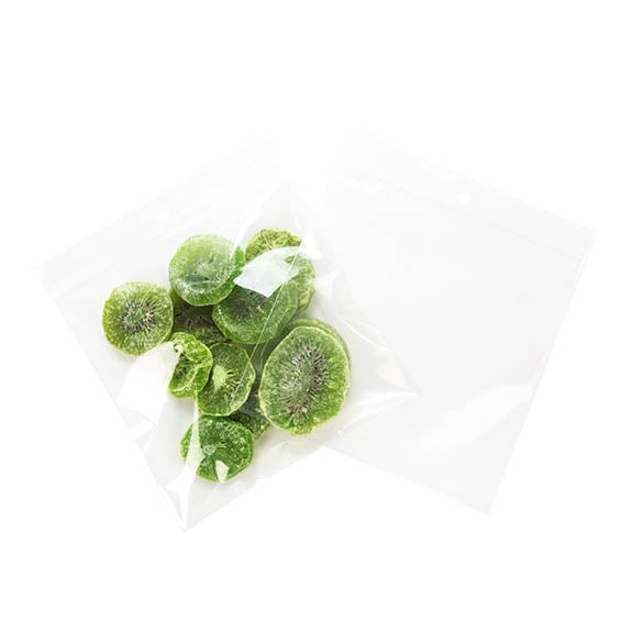Grip Seal Bags with Hang hole 15x15cm Crystal Clear PP 100 micron (100 pieces) [Z4R66]