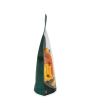 Stand Up Pouches transparent/Green Glitter 13x7,9x20,6 cm (100 pieces) [ZBG3GLGR]