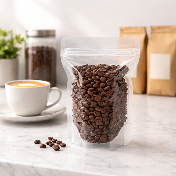 Stand Up Pouches Transparent 12x7.5x17.9cm | 114 grams (100 pieces) [ZBG46]