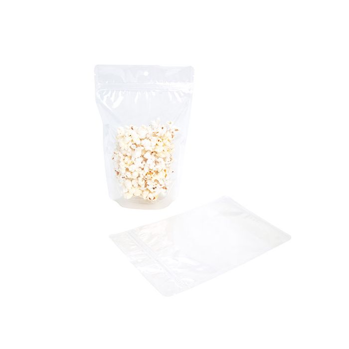 Stand Up Pouches Clear 14,9x8,9x23,2cm With Hanghole (100 Pieces) [ZBG7H]