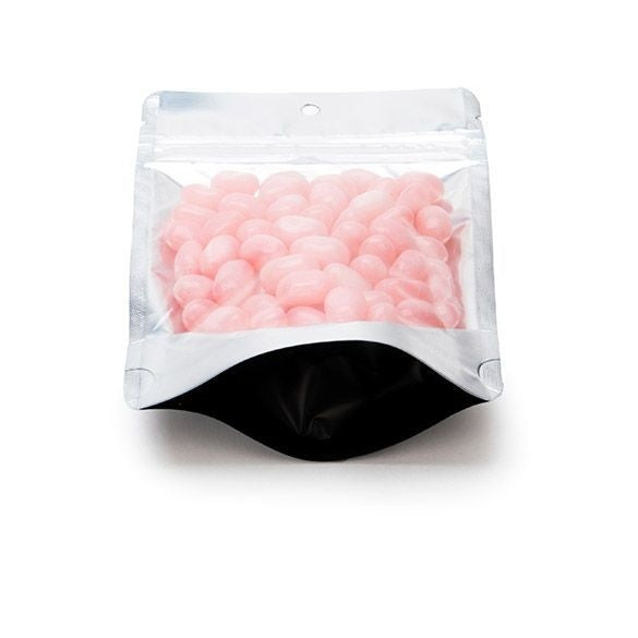 Stand Up Pouches Transparent/Black 10.2x6x15.2cm | 57 grams with hang hole (100 pieces) [ZBGB2H]