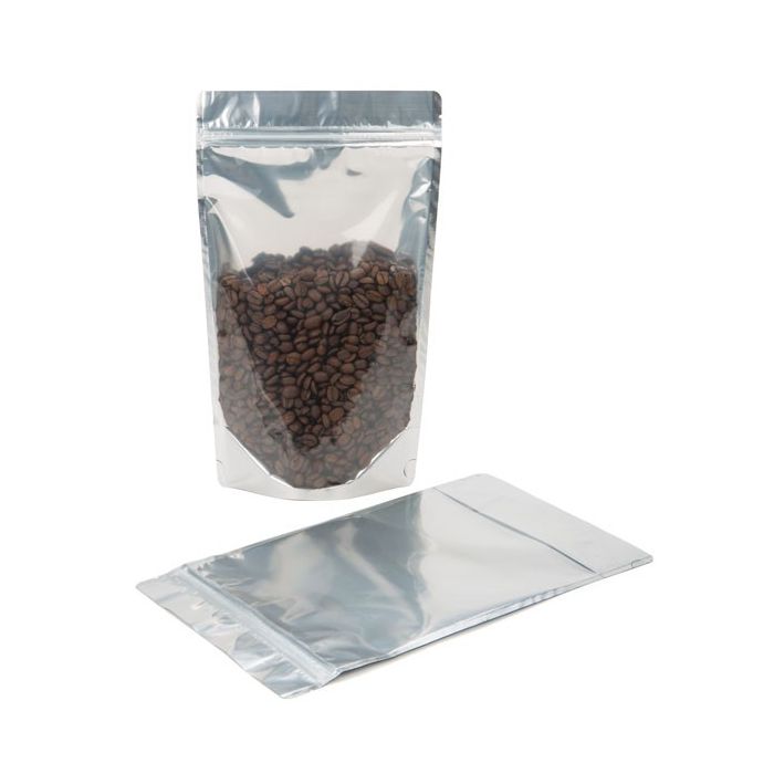 Stand Up Pouches Transparent/Black 15x9x23.2cm | 312 grams (100 pieces) [ZBGB7]