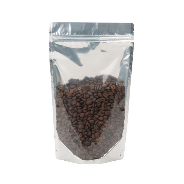 Stand Up Pouches Transparent/Black 10.2x6x15.2cm | 57 grams (100 pieces) [ZBGB2]