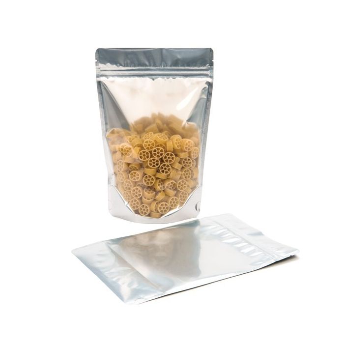 Stand Up Pouches Transparent/Black 8x5x13cm | 28 grams (100 pieces) [ZBGB1]