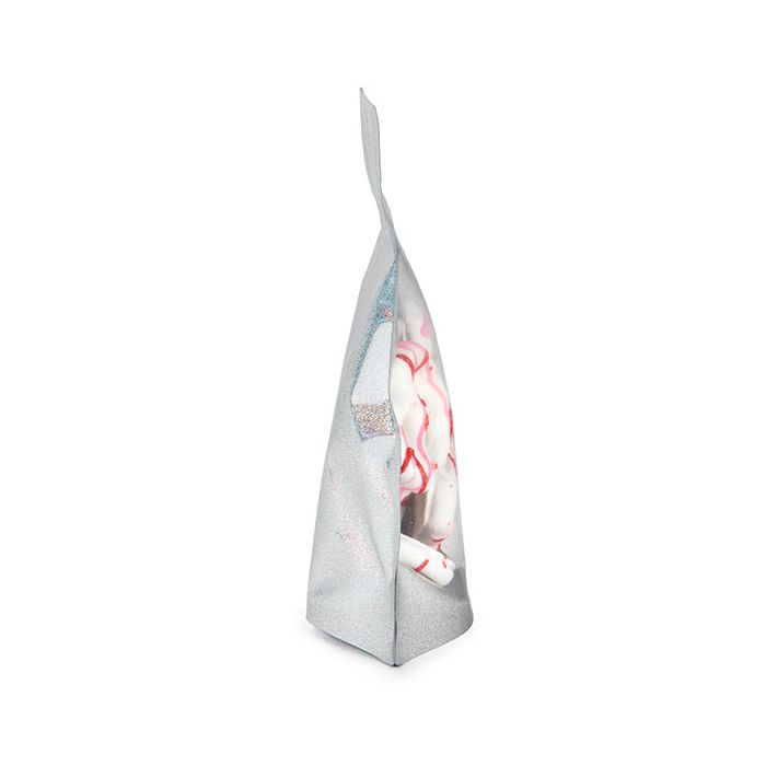 Stand Up Pouches transparent/Glitter Holographic 10,2x6x15,2 cm (25 pieces) [ZBGHG2C]
