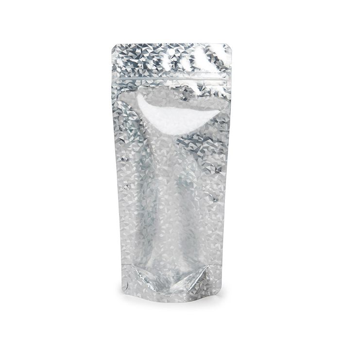 Stand Up Pouches transparent/Holographic Ice 10,8x6x23,8 cm (25 pieces) [ZBGHI1NC]