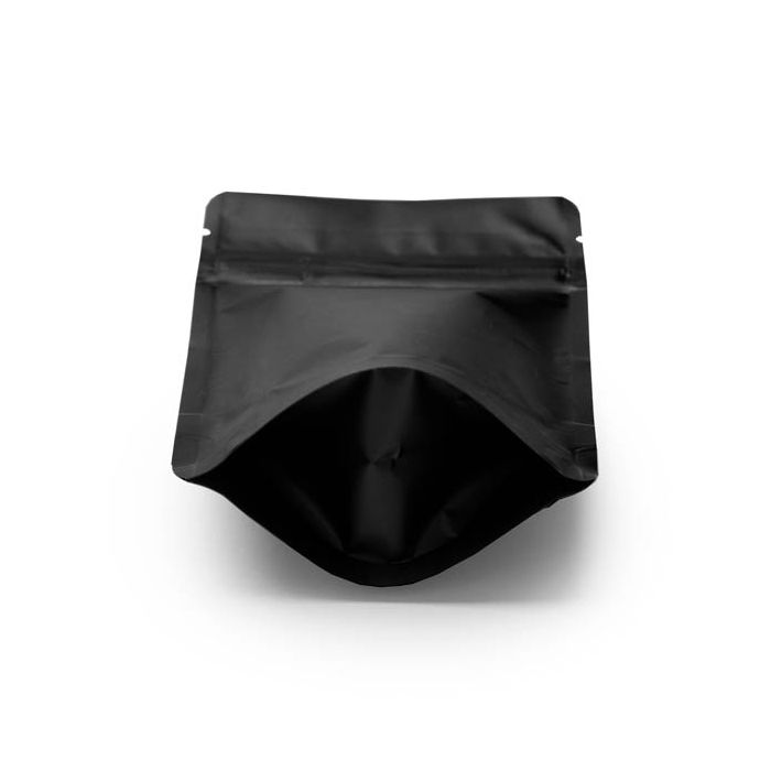 Stand Up Pouches Matt Black 10x6x15cm | 57 grams (100 pieces) [ZBGM2MB]