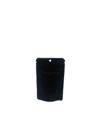 Stand Up Pouches Matt Black 8x5x13cm | 28 grams with hang hole