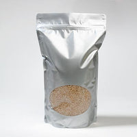 Stand Up Pouches Silver with oval Window 13x7x20.5cm | 113 grams