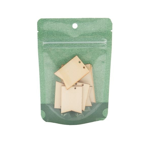 Stand Up Pouches Rice Paper dark Green 10.2x6x15.2cm | 57 grams (100 pieces) [ZBGR2HGR]