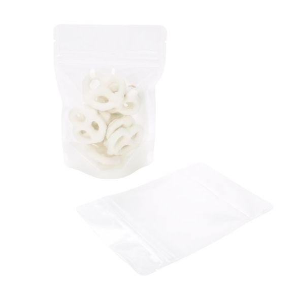 Stand Up Pouches Rice Paper Transparent/White 10.2x6x15.2cm | 57 grams (100 pieces) [ZBGR2WC]