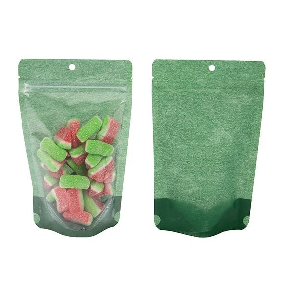 Stand Up Pouches Rice Paper dark Green 13x7.9x20.6cm | 113 grams (100 pieces) [ZBGR3HGR]