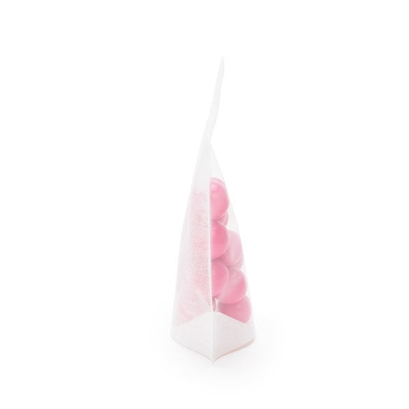 Stand Up Pouches Rice Paper Transparent/White 11.9x7.6x18.4cm | 114 grams (100 pieces) [ZBGR46WC]