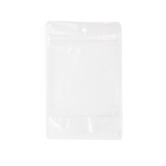 Stand Up Pouches Rice Paper Transparent/White 11.9x7.6x18.4cm | 114 grams (100 pieces) [ZBGR46WC]