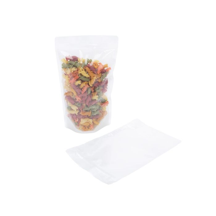Stand Up Pouches Rice Paper Transparent/White 17.1x8.9x28.6cm | 340 grams (100 pieces) [ZBGR4WC]