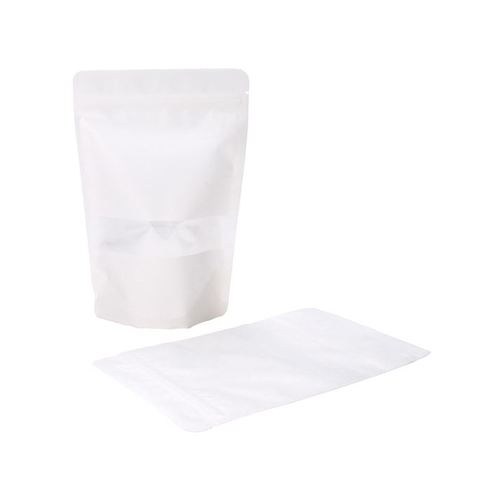 Stand Up Pouches Rice Paper White 21x8.9x29.2cm | 510 grams (100 pieces) [ZBGR5W]