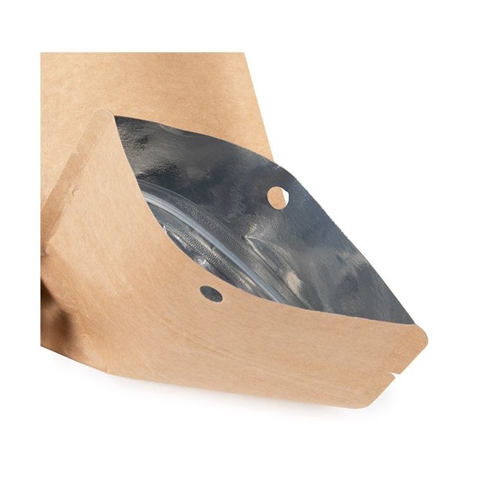 Stand Up Pouches Kraft 10,8x6x23,8 cm (100 pieces) [ZBGSK1N]