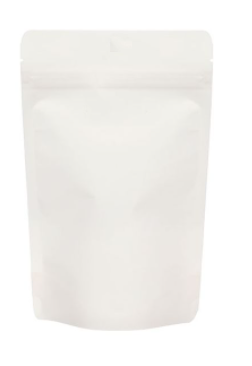 Stand Up Pouches White Kraft 8x5x13cm | 28 grams
