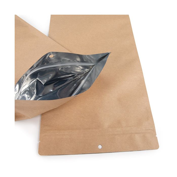 Stand Up Pouches Kraft 17,8x6x43,2 cm (100 pieces) [ZBGSK3N]