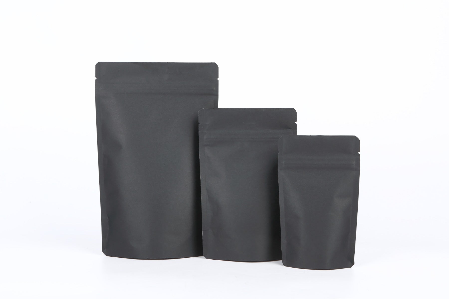 Stand Up Pouches Black Kraft 10,2x6x15,2cm | 57 gram (100 pieces) [ZBGSK2BK]