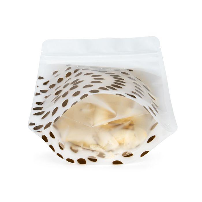 Stand Up Pouches Gold Frosted Bloom 13x7,9x20,6 cm (25 pieces) [ZBGSW3BG]