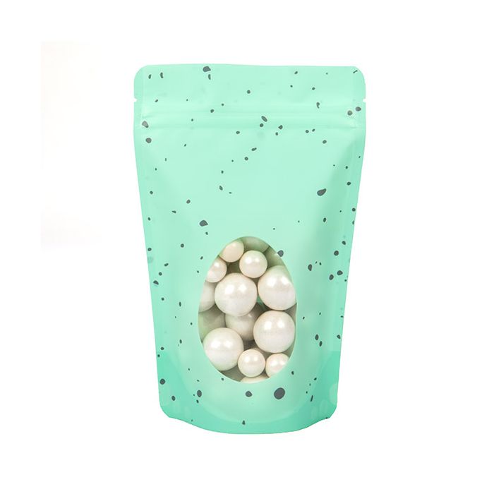 Stand Up Pouches Mint Green Speckled Egg 13x7,9x20,6 cm (25 pieces) [ZBGSW3ER]