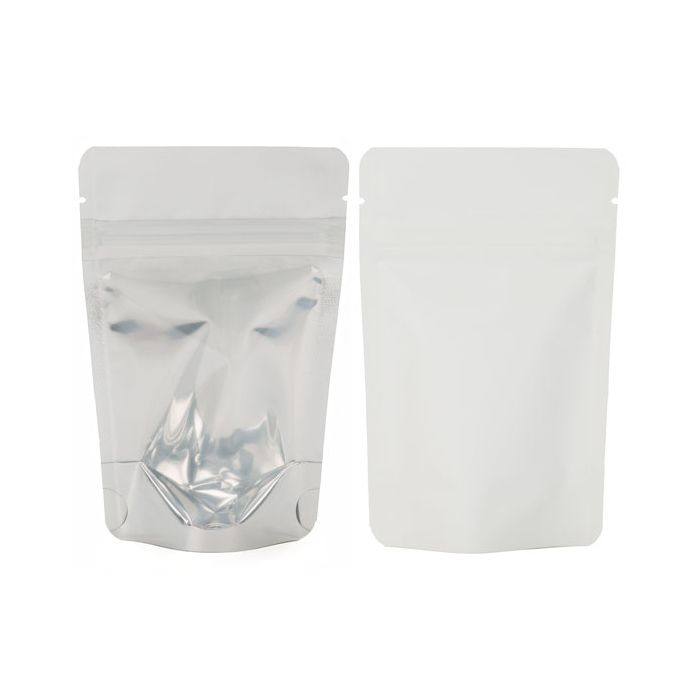 Stand Up Pouches Transparent/White 13x8x20.5cm | 113 grams (100 pieces) [ZBGW3]