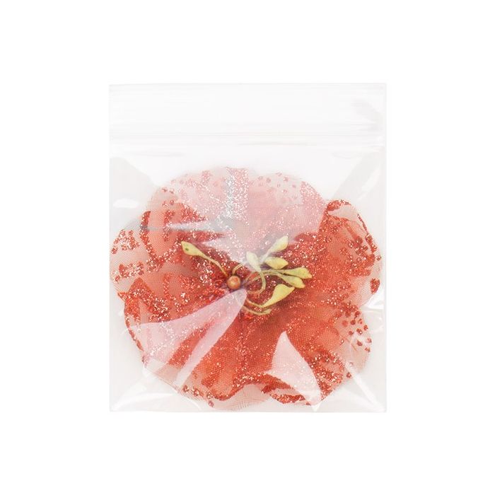 Grip Seal Bags 6.5x6.5cm Crystal Clear PP 50 micron (100 pieces) [ZC2H2H]