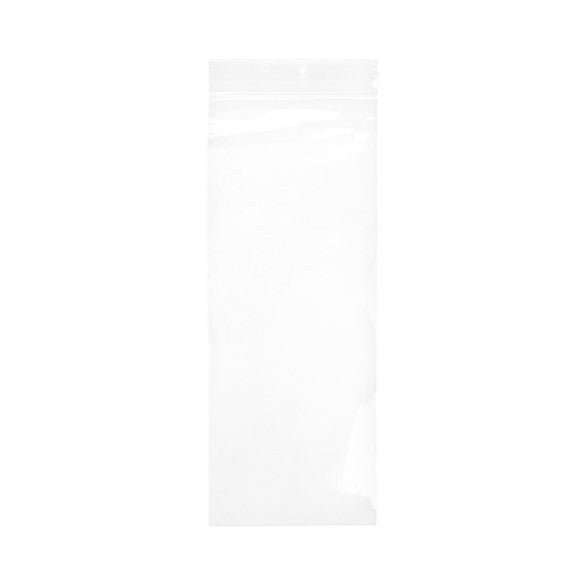 Grip Seal Bags 7.5x20.5cm Crystal Clear PP 50 micron (100 pieces) [ZC38]
