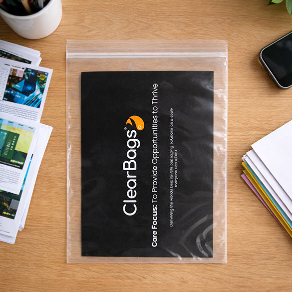 Grip Seal Bags 15x20cm Crystal Clear PP 50 micron (100 pieces) [ZC68]