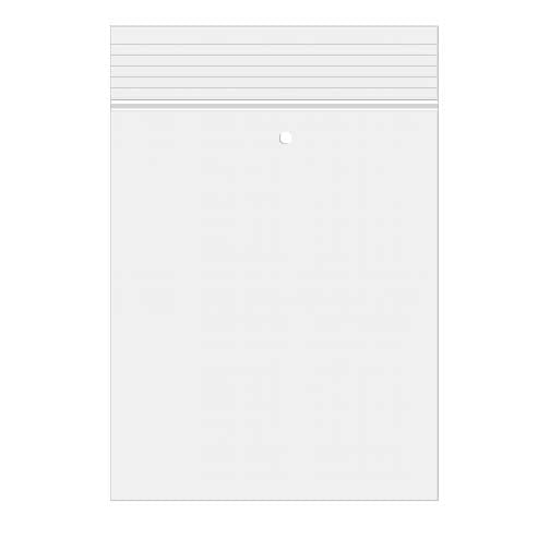 Grip Seal Bags with Vent-hole 25.5x30.5cm Crystal Clear PP 50 micron (100 pieces) [ZC1012V]