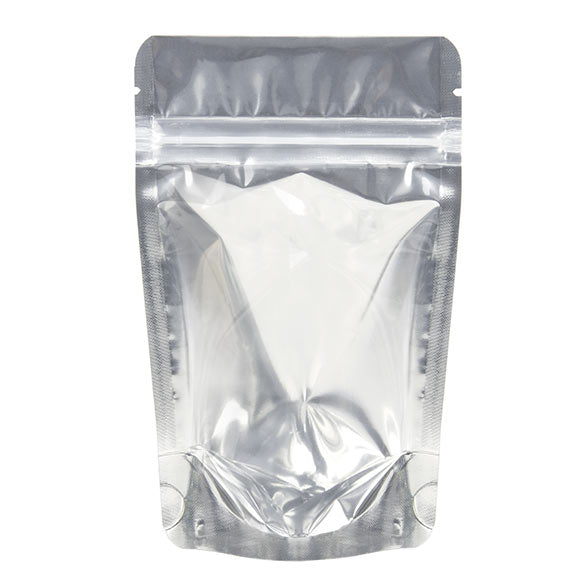 Stand Up Pouches Transparent/Gold 9.5x5.7x15.7cm | 57 grams (100 pieces) [ZBGG35]