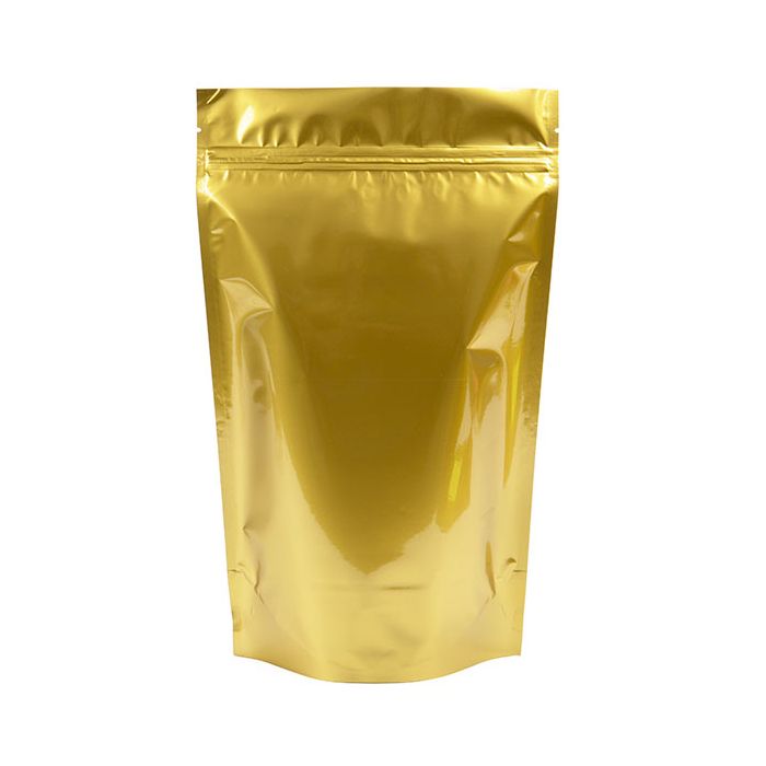 Stand Up Pouches Gold 17x8x28.5cm | 340 grams (100 pieces) [ZBGM4G]
