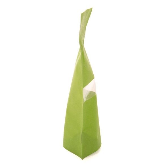 Stand Up Pouches Rice Paper Green 10x6x15cm | 57 grams (100 pieces) [ZBGR2GR]