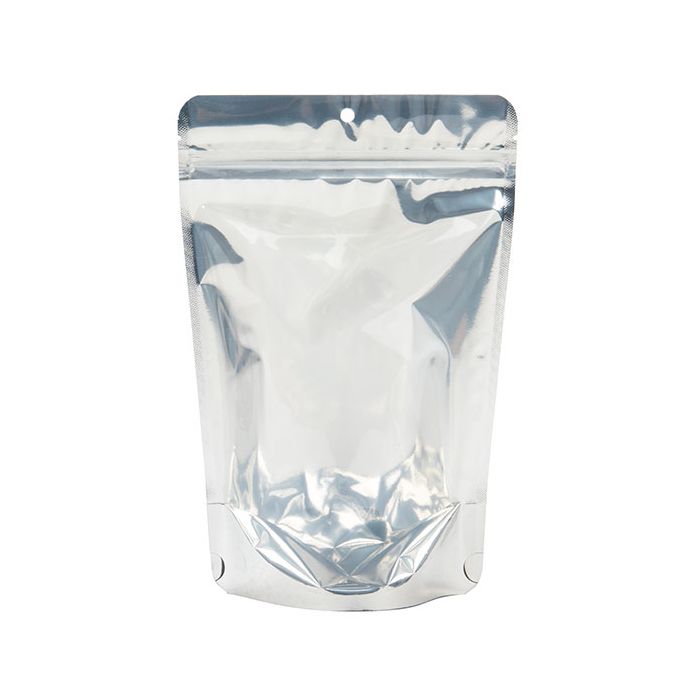 Black Backed Stand Up Zipper Pouch 15x9x23 cm with Hang Hole (100 Pieces) [ZBGB7H]