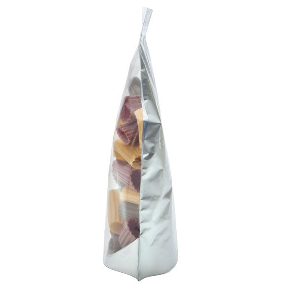 Stand Up Pouches Transparent/Silver 23x12x34.5cm | 907 grams (100 pieces) [ZBGS6]