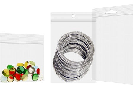 Grip Seal Bags 5x5cm Crystal Clear PP 50 micron (100 pieces) [ZC22]