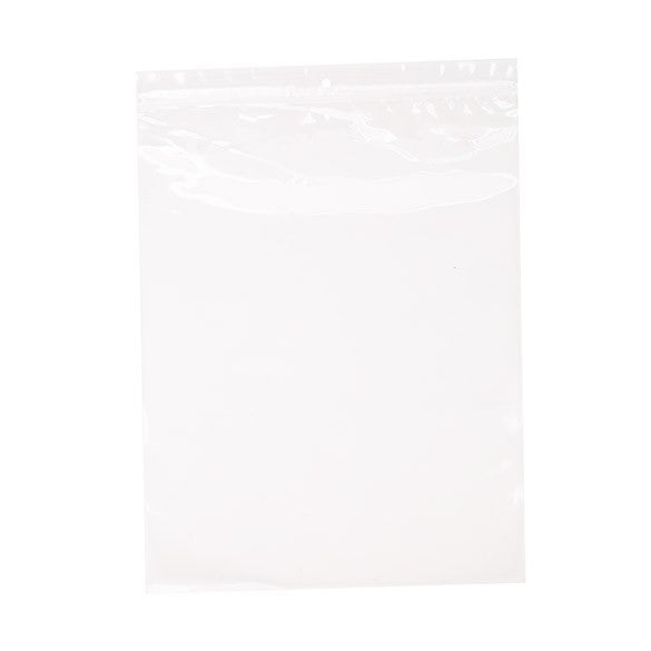 Grip Seal Bags with Hang and Vent-hole 25.5x33cm Crystal Clear PP 50 micron (100 pieces) [ZR1013V]