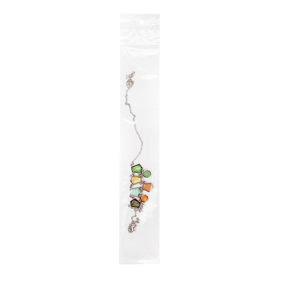 Grip Seal Bags with Hang hole 5x30.5cm Crystal Clear PP 50 micron (100 pieces) [ZR212]