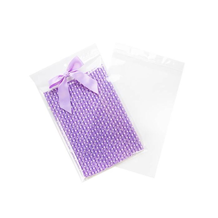 Grip Seal Bags with Hang and Vent-hole 15x23cm Crystal Clear PP 50 micron (100 pieces) [ZR69V]