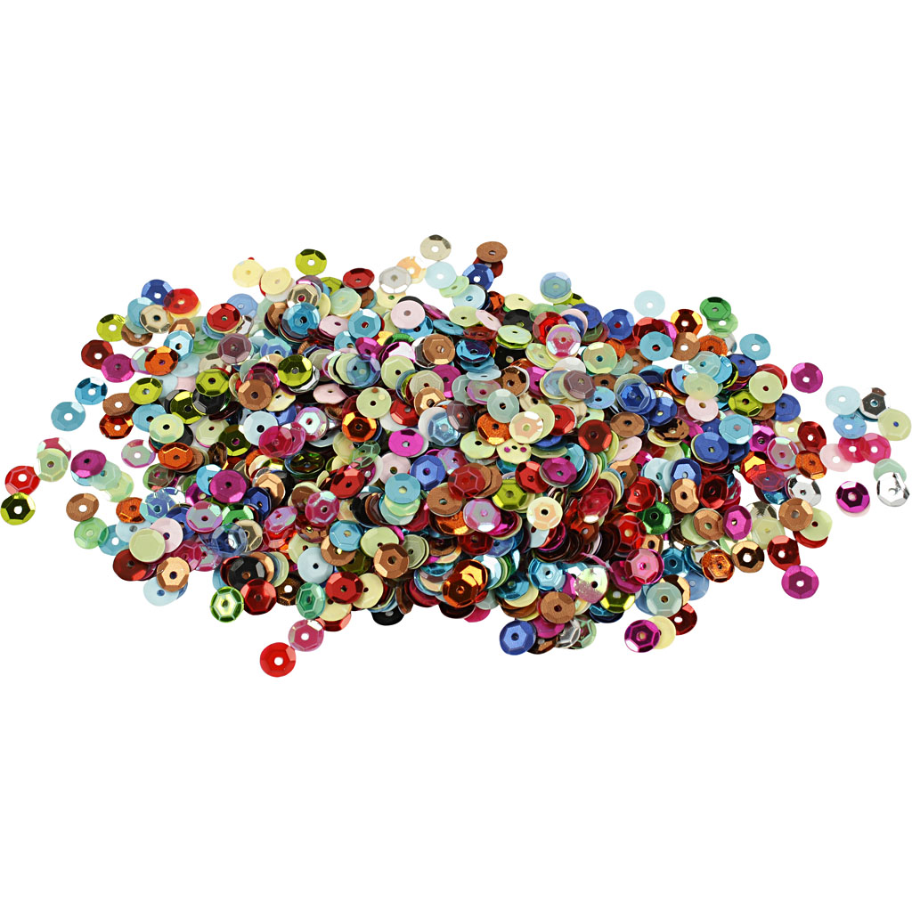Film paillettes 20flles assort. feuille 15,8x11 cm 
