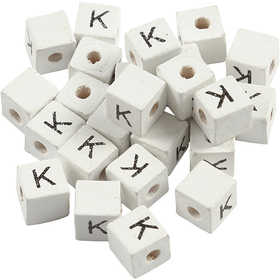 Buchstaben Perle Weiss K Grosse 8x8 Mm Lochgrosse 3 Mm 25 Stck 1 Pck Hob 661 Packlinq