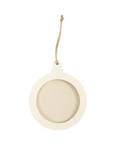 Frame, hanging decorations, D. 0,5 cm, dia. 8 cm, 3 pc/ 1 pack [HOB-58074]