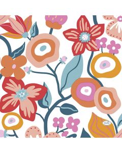 Napkins, flowers, size 33x33 cm, 20 pc/ 1 pack [HOB-234734]