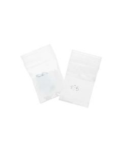Grip Seal Bags 40x50mm with Write-on-Panel, PE 50 micron (100 pcs) [2WE1H2]